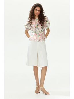 H&M - Women Multi-Color Smocked Blouse
