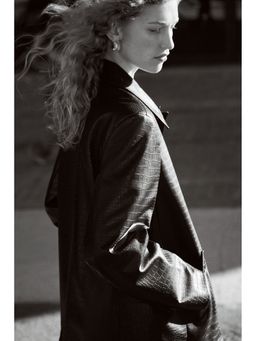 H&M - Women Black Coated Jacket