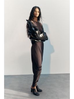 H&M - Women Brown Tulip-Skirt Maxi Dress