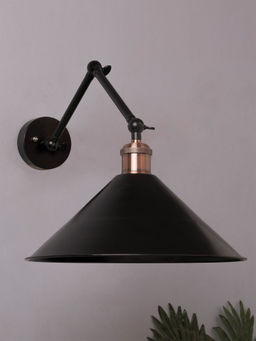 Homesake - Black Barn Triple Swing Wall Light Copper