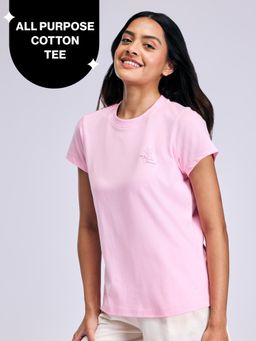 Nykd by Nykaa - Breathe Cotton All Purpose Multi-Tasking Tee NYAT513 Pink