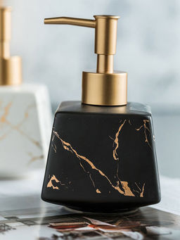 Nestasia - Ceramic Liquid Soap Dispenser 260ml (Black)