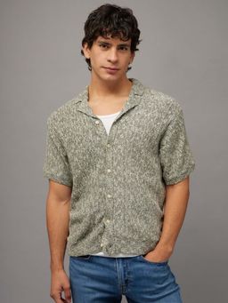 American Eagle - Olive Weekend Button-Up Polo Sweater