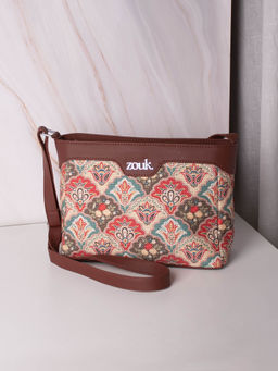Zouk - Mughal Art Multicolor Harmony Sling Bag