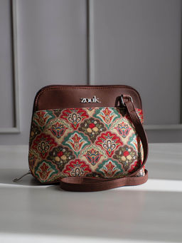 Zouk - Mughal Art Multicolor Ooo Sling Bag