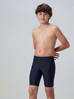 Speedo - Navy Blue Solid/Plain Slim Short