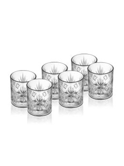 At Home by Nilkamal - Arias 365 ml Whiskey Glasses (Set of 6)