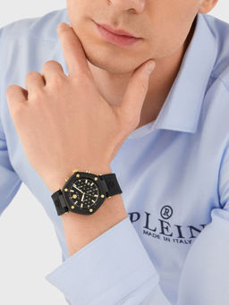 Philipp Plein - Men Black Analog Dial Watch-PWZBA0223 (M)