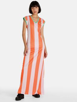 Puma - x DUA LIPA Womens Orange Dress