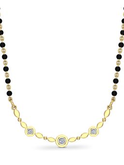 DISHIS - 22k BIS Hallmark Yellow Gold and Diamond Tanmaniya Pendant