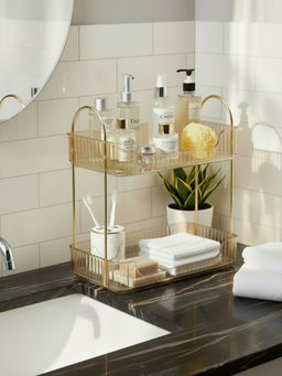 Mason Home - Two Tier Cosmetics Organiser - Amber