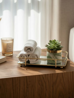 Mason Home - Milan Napkin Tray - Gold