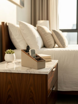 Mason Home - Naples Taupe Remote Holder- 4 Slot