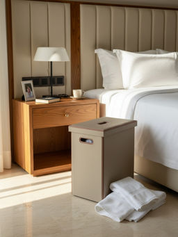 Mason Home - Naples Taupe Laundry Basket