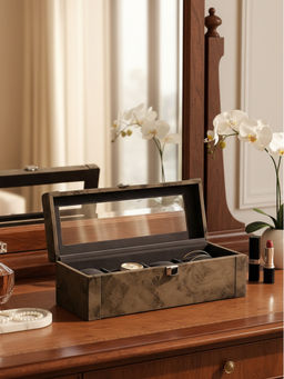 Mason Home - Indo Mocha Watch Box - 4 Slots