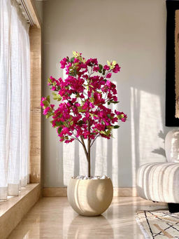 Mason Home - Artificial Purple Bougainvillea Plant - 5 Feet (Without Pot)