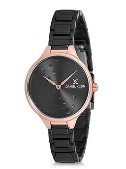 Daniel Klein - Analog Black Dial Women Watch- DK12196-7