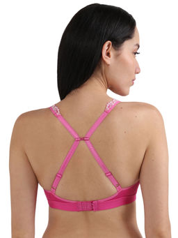 Wacoal - Embrace Lace Non Padded Non Wired Coverage Lace Bralette - Dark Pink