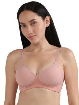 Wacoal - Cool Comfort Padded Non-Wired Everyday Wear T-Shirt Bra-Light Pink