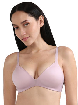 Wacoal - How Perfect Padded Non-Wired Medium Coverage Seamless T-Shirt Bra-Lavender