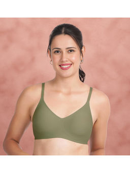 Shyaway - Olive Green Removable Padding T-Shirt Bra