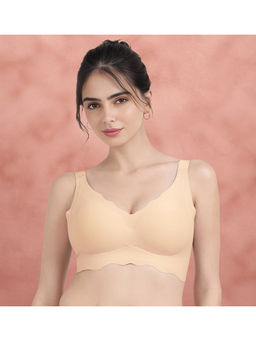 Shyaway - Pearled Ivory Broad Wing Support Padded T-Shirt Bra