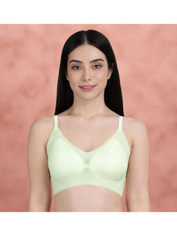 Shyaway - Green Wide Side Coverage Padded T-Shirt Bra