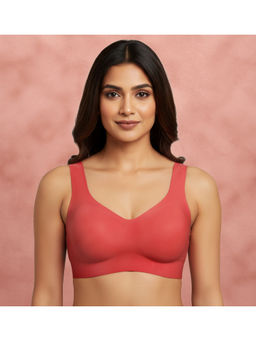 Shyaway - Garnet Rose Removable Padding Honeycomb Structure Back T-Shirt Bra