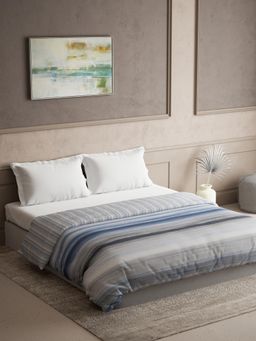 Ddecor Live Beautiful - Ddecor 300 GSM Abstract, 145 TC, Double Reversible Winter Quilt Blue (Queen)