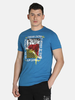 Puma - Kl Graphic Tee Ii Men Blue T-shirt