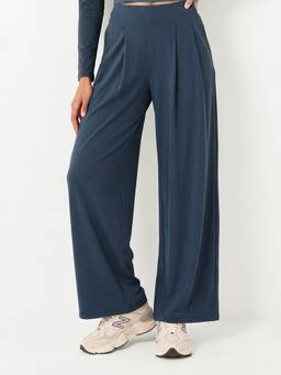 max - Women Solid Grey Trackpant