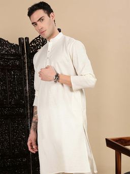 Sanwara - Presents Cream Kurta with Pyjama Designed For Navratri Diwali Weddings