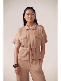 Muvazo - Peach Nude Harmony Shirt