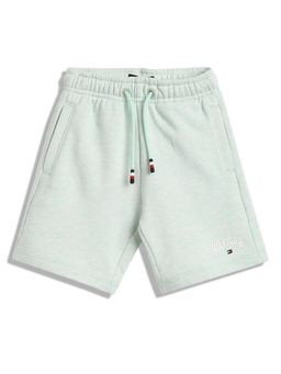 Tommy Hilfiger - Boys Solid Relaxed Fit High-Rise Shorts