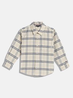 Tommy Hilfiger - Boys Checks Regular Fit Cotton Shirt