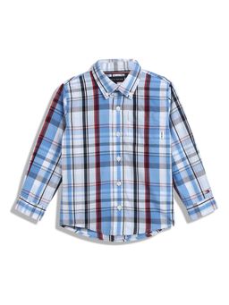 Tommy Hilfiger - Boys Checks Regular Fit Cotton Shirt