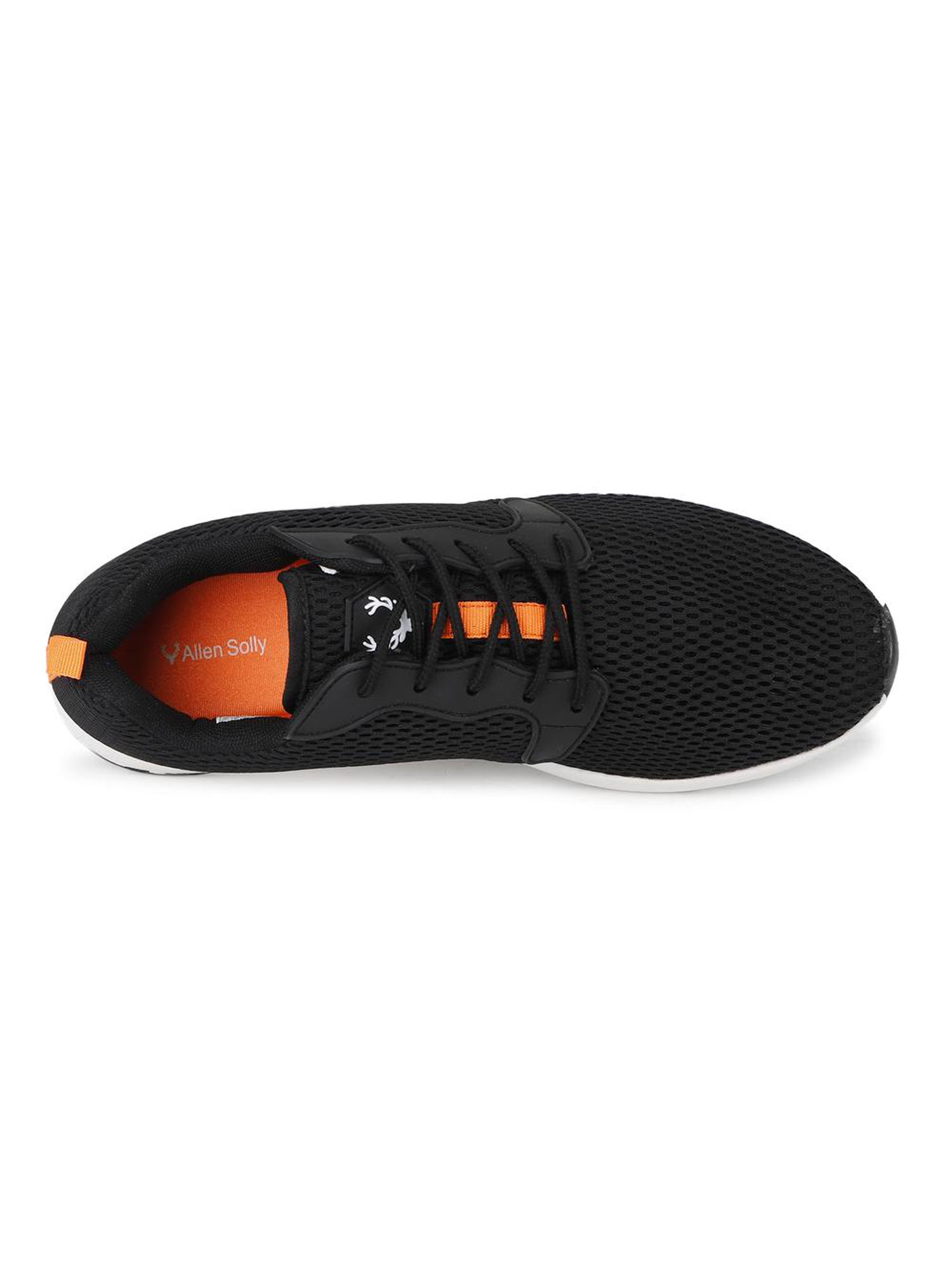 Allen Solly Black Self Design Sneakers 