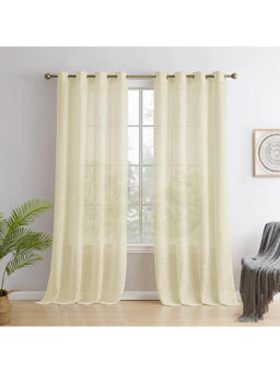 Story@Home - SERENE Cream Solid 1 Unit Long Door curtain