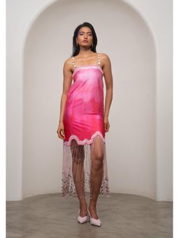Advait - Pink Lila Tassel Dress