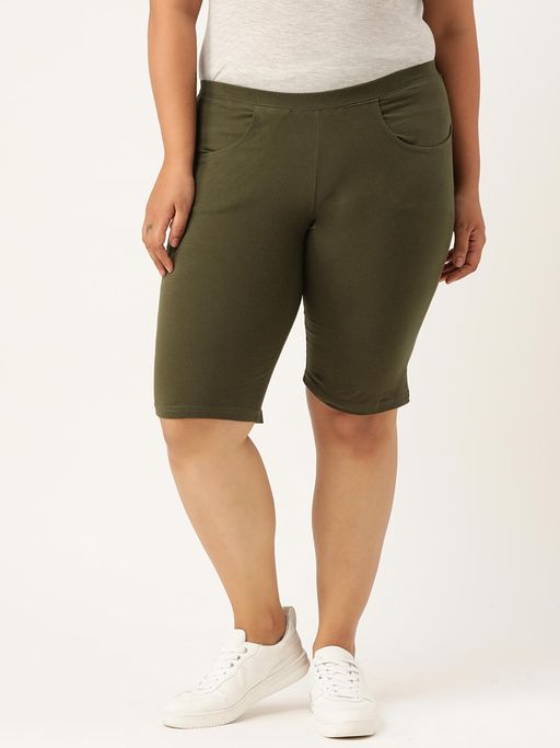 Plus Size Ladies Shorts Size TheRebelinme Plus Size Womens Olive