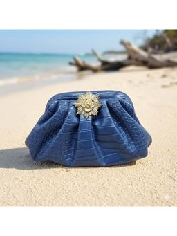 Adwita - Lion Blue Pouchette