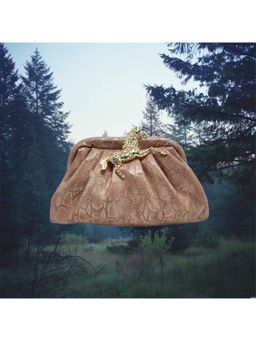 Adwita - Horse In Snake Printed Pouchette
