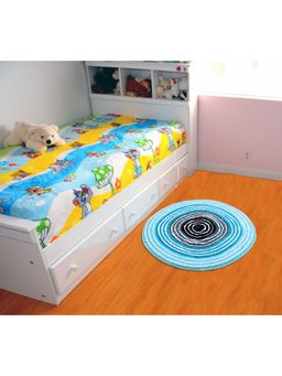 Saral Home - Microfiber Anti-Skid Bathmat - (Blue, 60 x 60 cm)