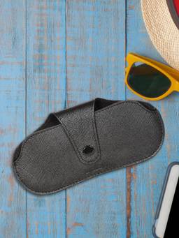 Sassora - Genuine Spectacle Leather Black Case