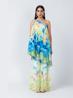 LABEL NAARITI - Osheen Multicolor Top with Sharara