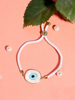 Blueberry - Gold Plated Evil Eye Bracelet