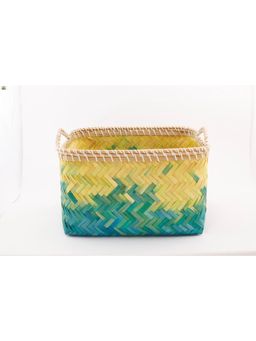 NATURALLY YOURS - Rectangular Basket - Yellow