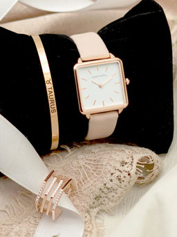 Joker and Witch - Joker & Witch White Stainless Steel Watch and Bracelet With Ring (Set of 3)