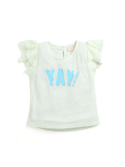 TINY GIRL - Casual Printed Top-White