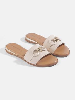 Lemon & Pepper - Women Cream Flats